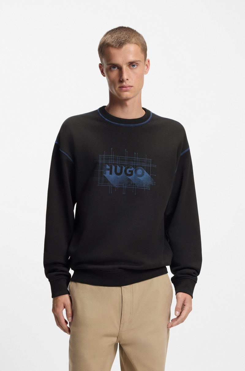 LOGO-ARTWORK SWEATSHIRT IN COTTON TERRY 2