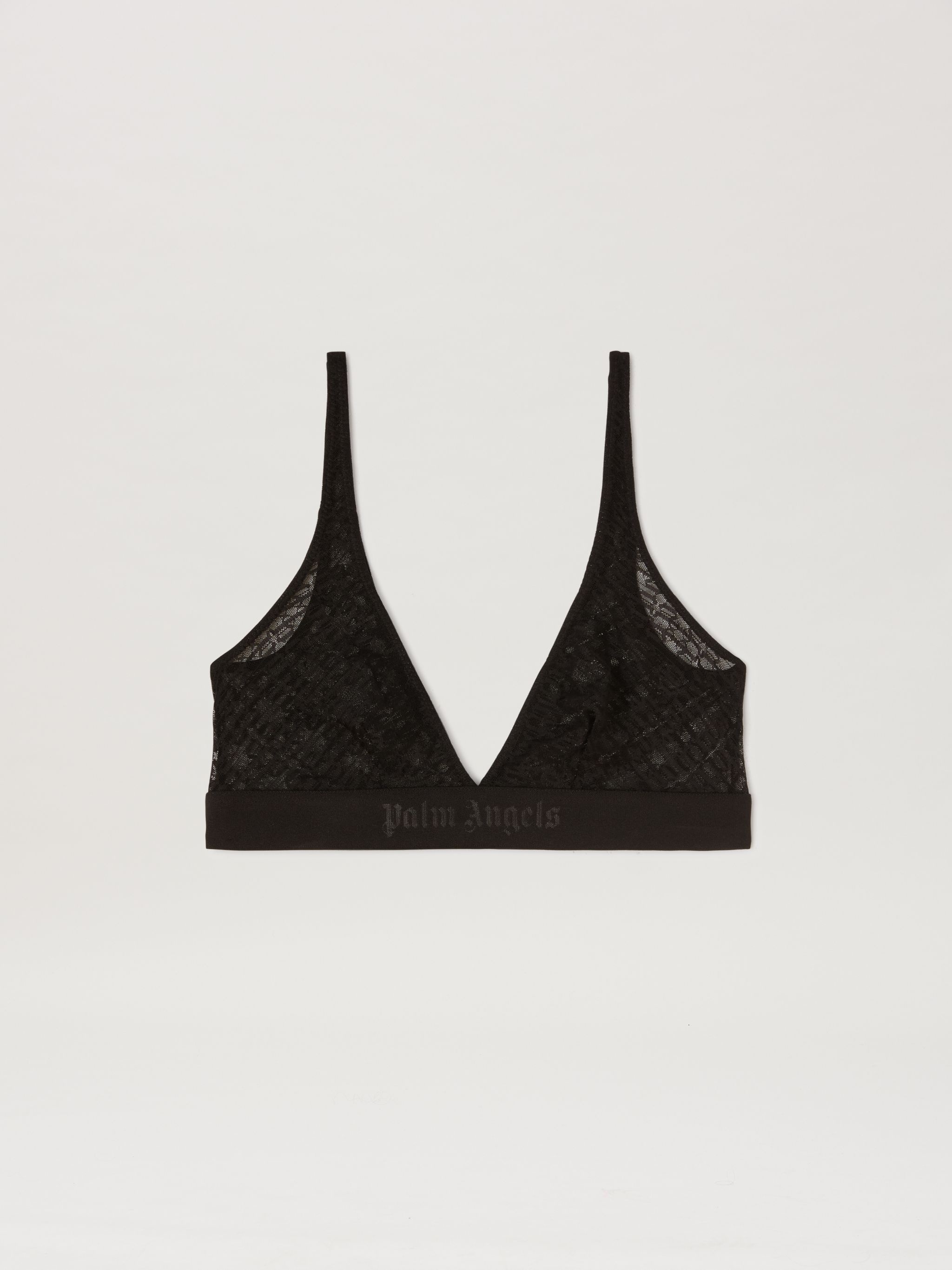 Lace Classic Logo Triangle Bra - 1