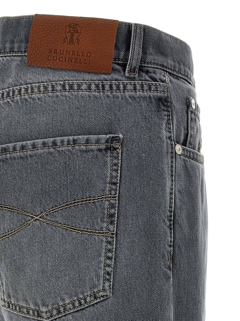 garment-dyed jeans - 4