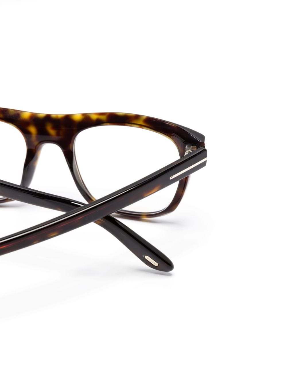 tortoiseshell square-frame glasses - 3