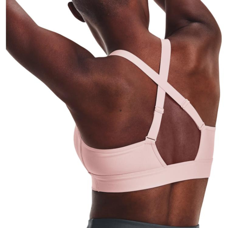 (WMNS) Under Armour Continuum Mid Sports Bra 'Light Pink' 1372559-676 - 4
