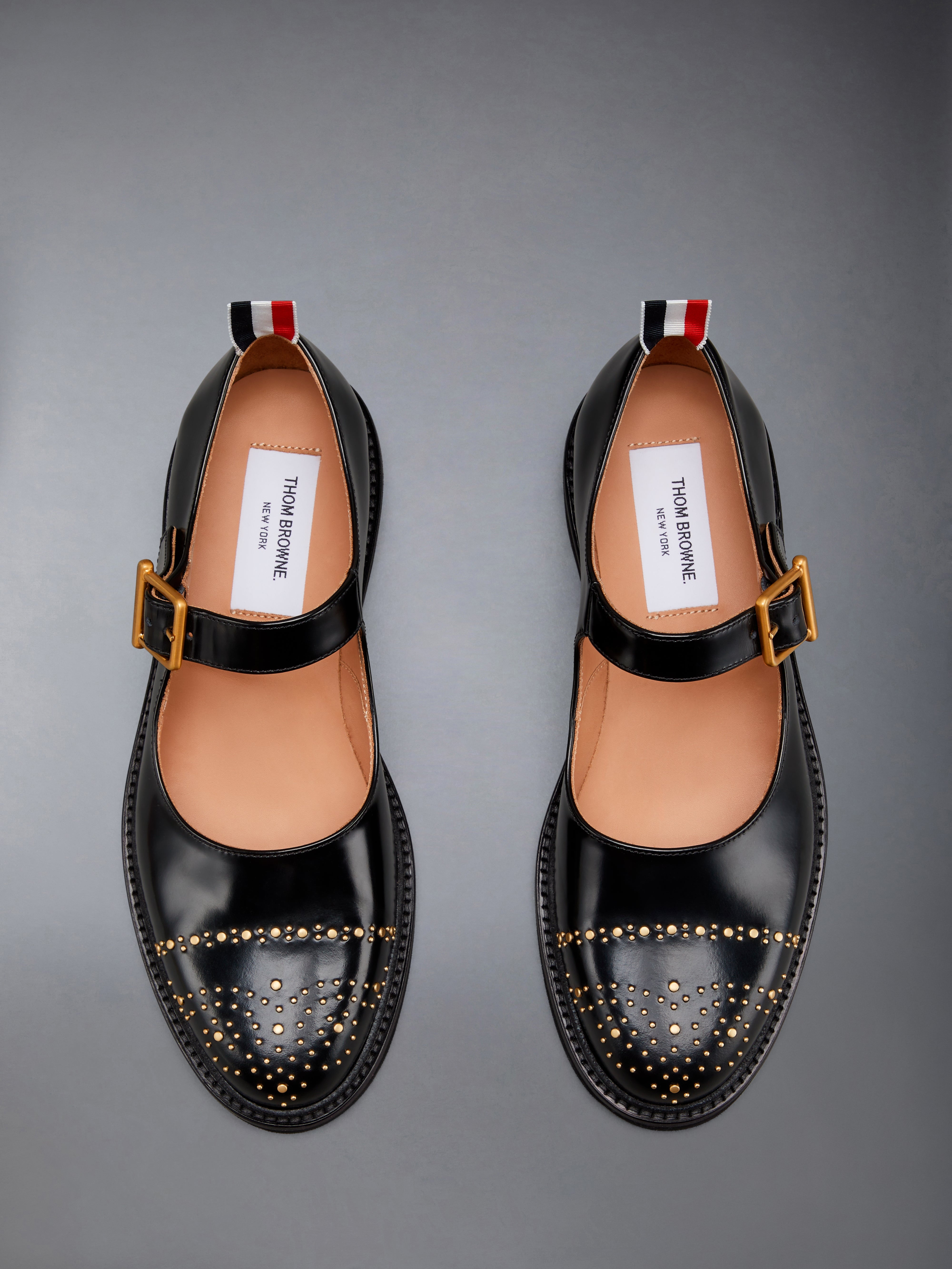 SOFT SPAZZOLATO LEATHER STUD THOM JOHN - 5