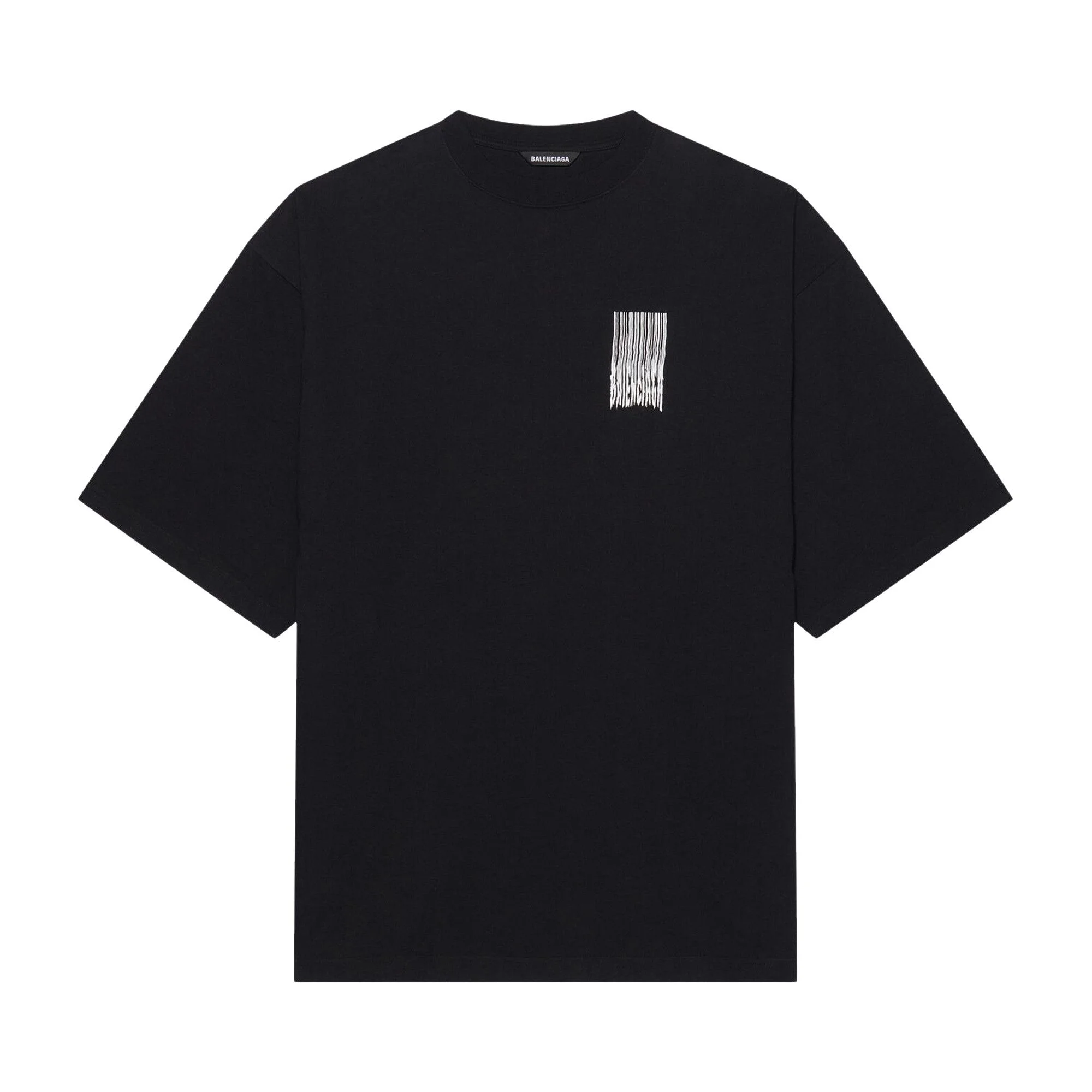 Balenciaga Barcode Wide Fit T-Shirt 'Black' - 1