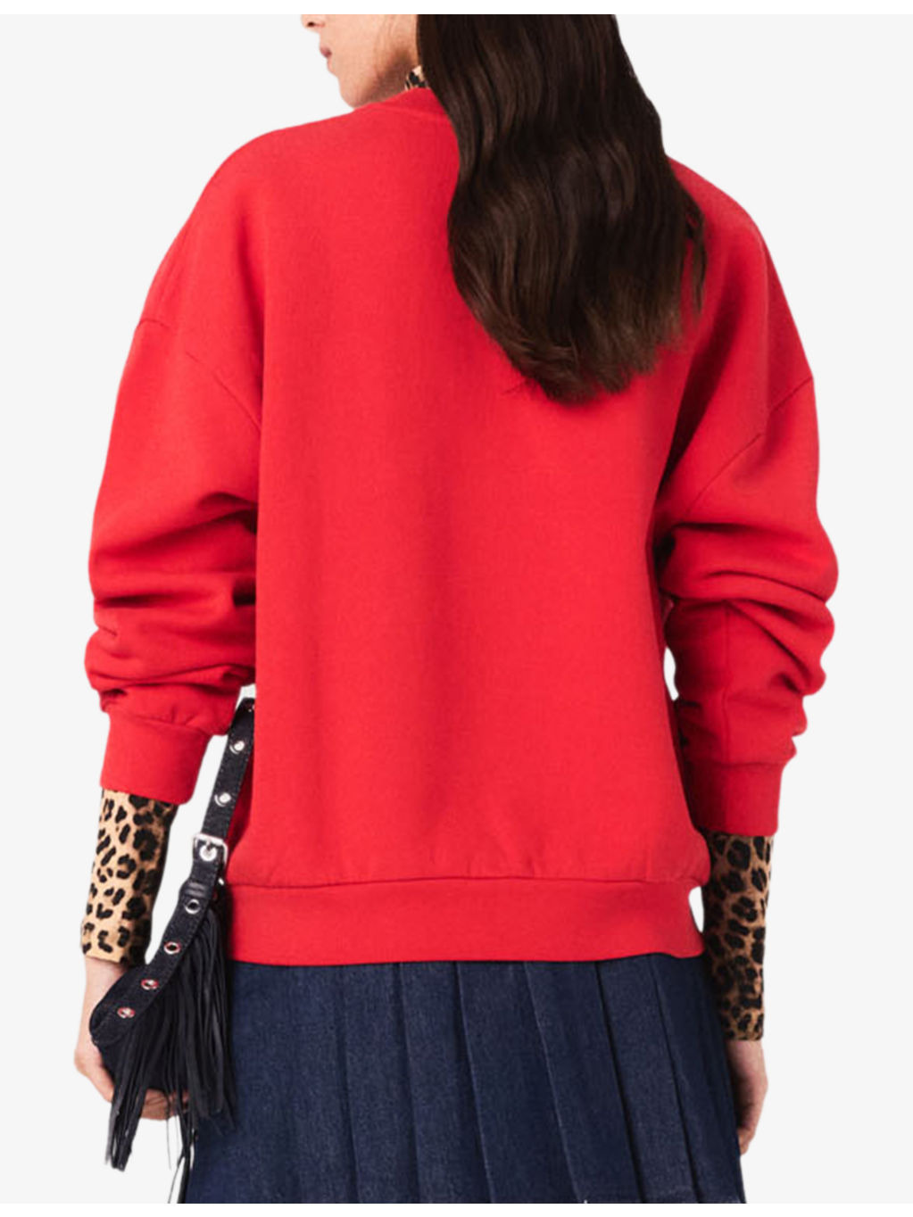 Paris Round-Neck Cotton Sweatshirt - 4