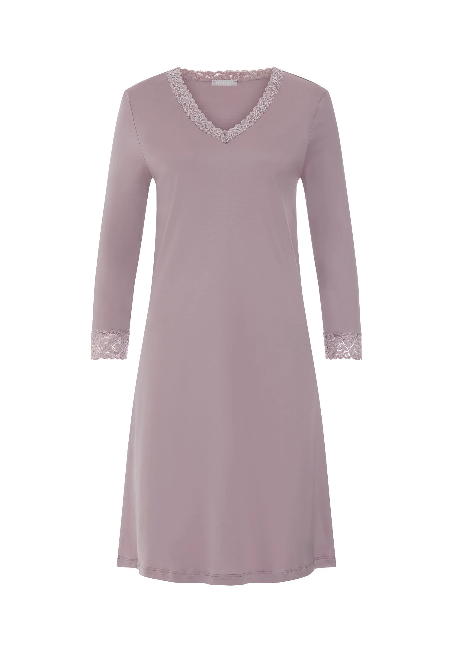 Moments Lace Trim Cotton Nightgown - 1