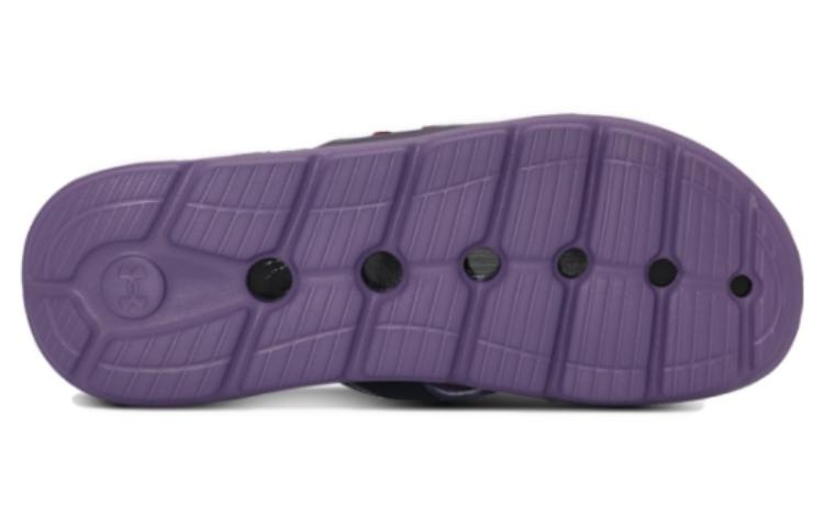 (WMNS) Under Armour Ignite Pro Graphic Footbed Slides 'Tux Purple Marble' 3026029-500 - 6