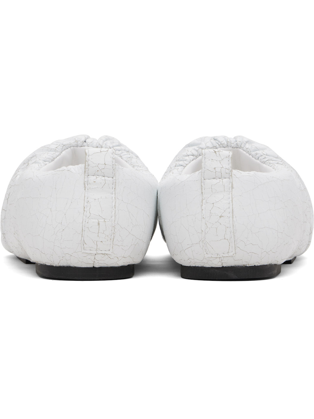 White Wrinkled Loafers - 2