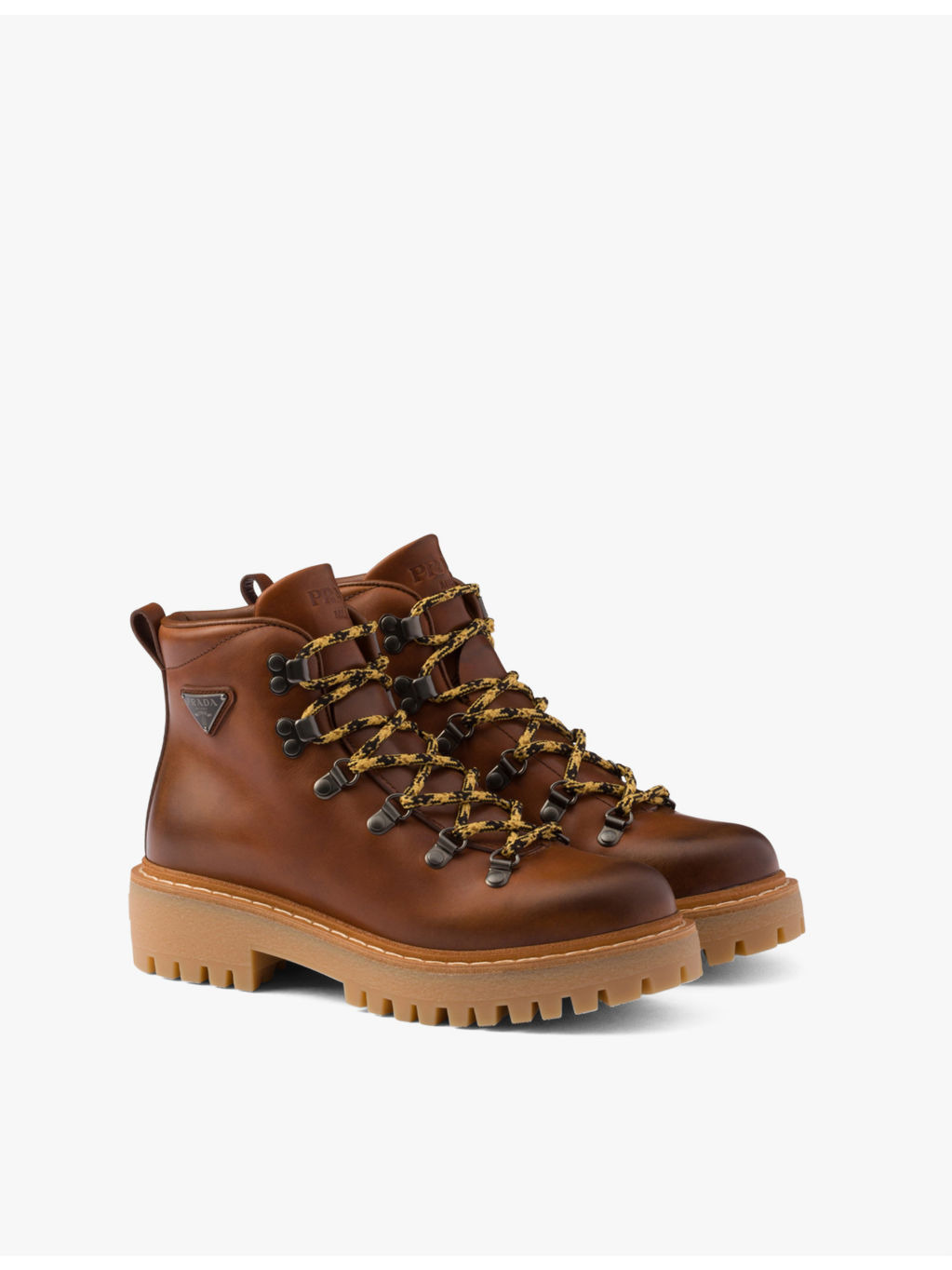 Brand-plaque leather ankle boots - 4