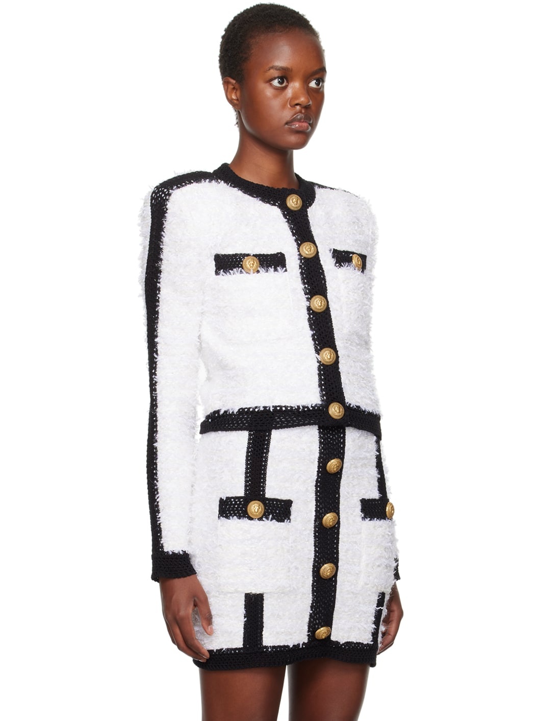 White Two-Pocket Jacket - 2