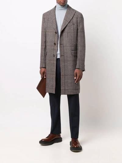 Etro herringbone wool-blend coat outlook