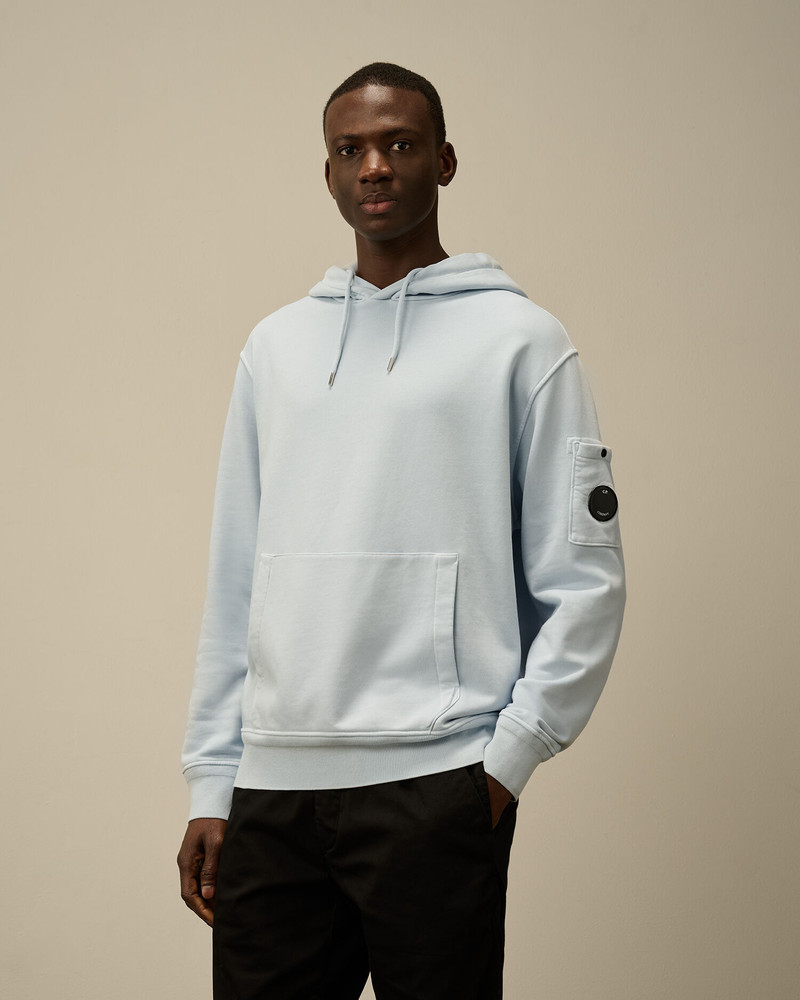 코튼 대각선 Fleece 저항 염색된 까마귀 렌즈 스웨터 3