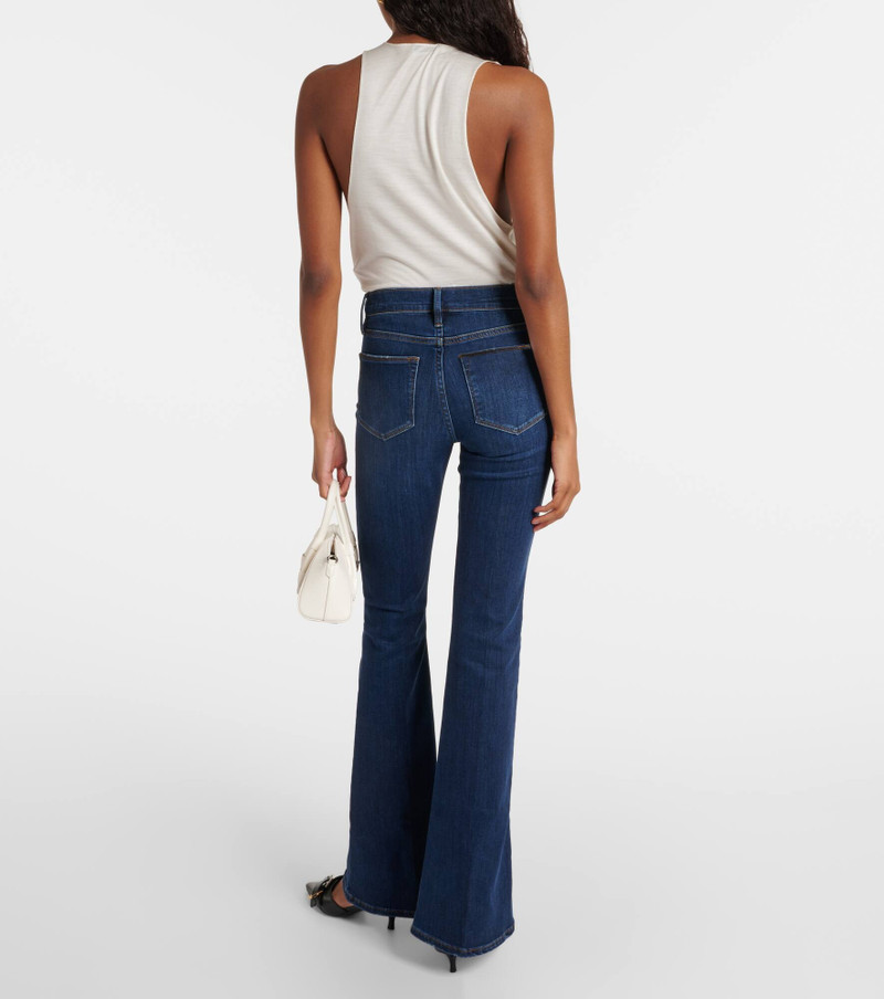 mid-rise flared jeans 3