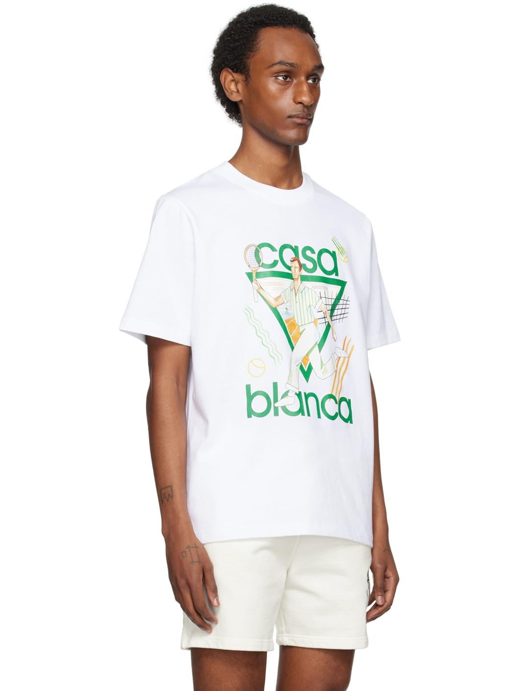 SSENSE Exclusive White 'Le Jeu' T-Shirt - 2
