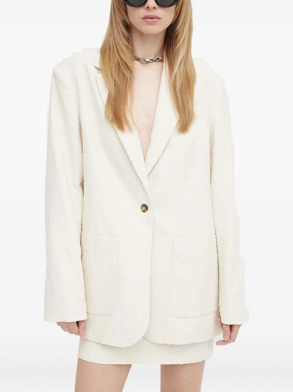 single-breasted blazer - 1