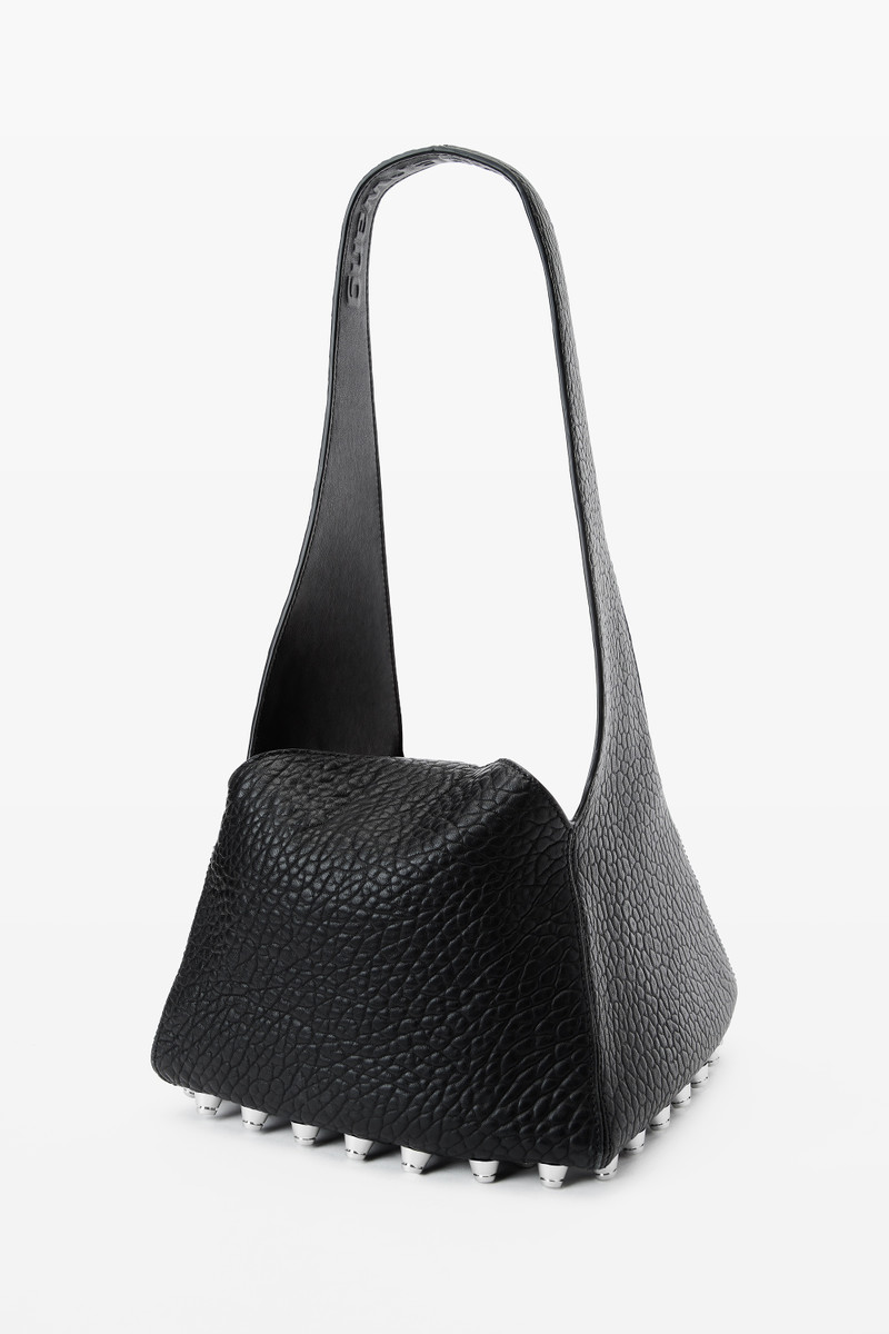 rex medium hobo bag in lambskin leather 4