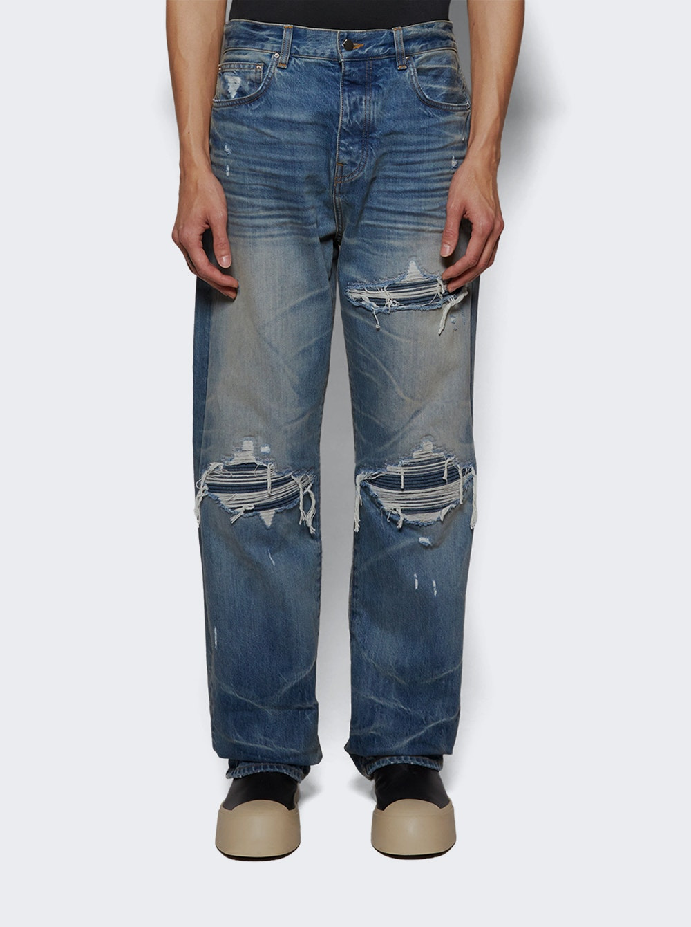 Mx1 Straight Jean Honeycomb Indigo - 2