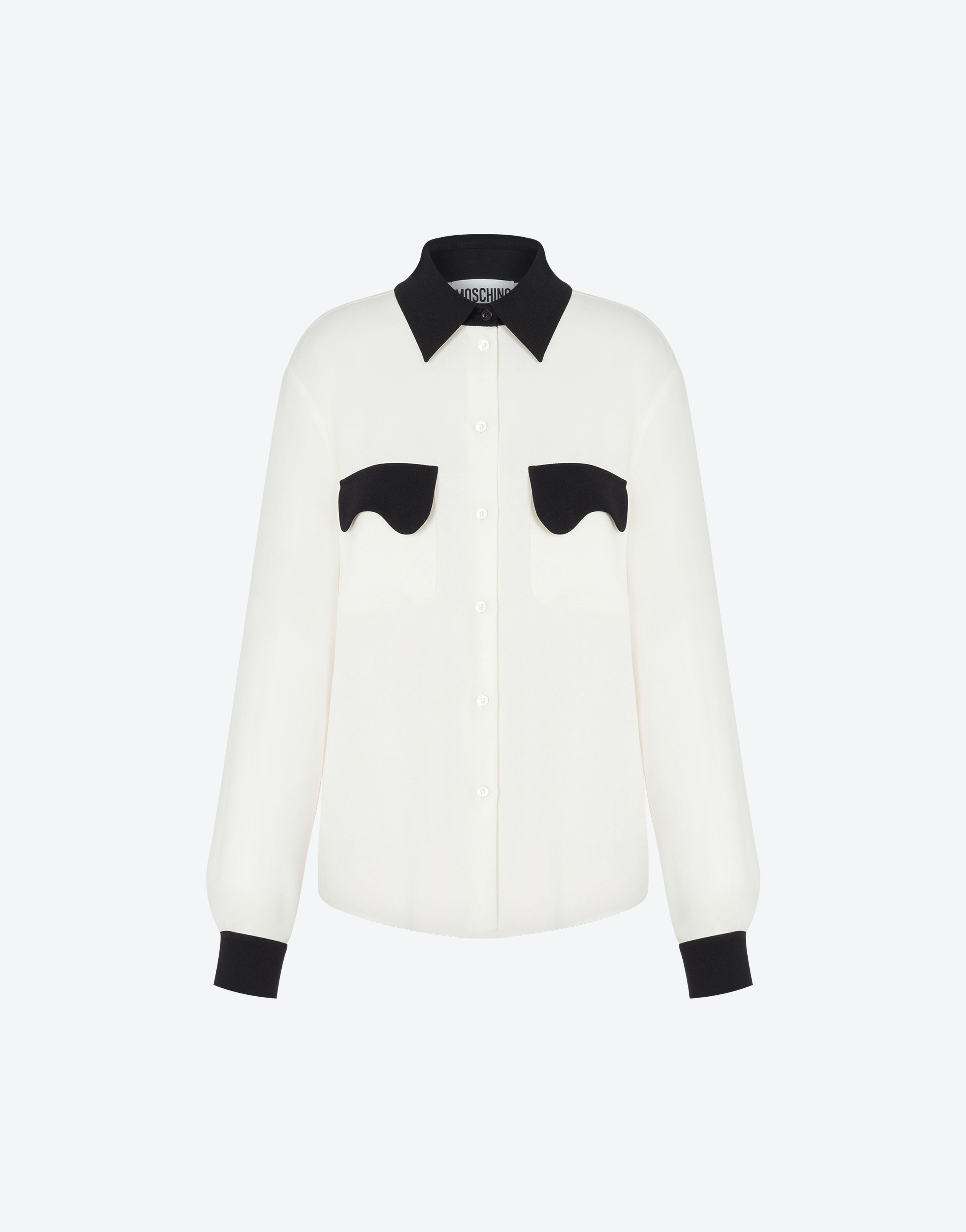 MORPHED POCKETS ENVERS SATIN SHIRT - 1