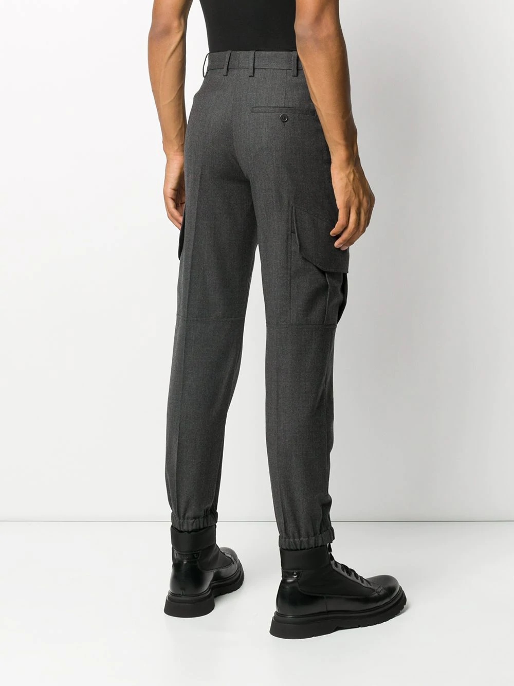 tapered tailored trousers - 4