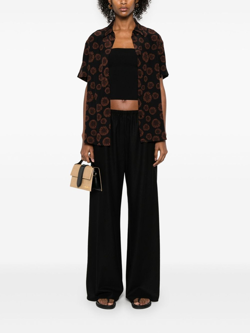 MATTEAU strapless knit crop top outlook