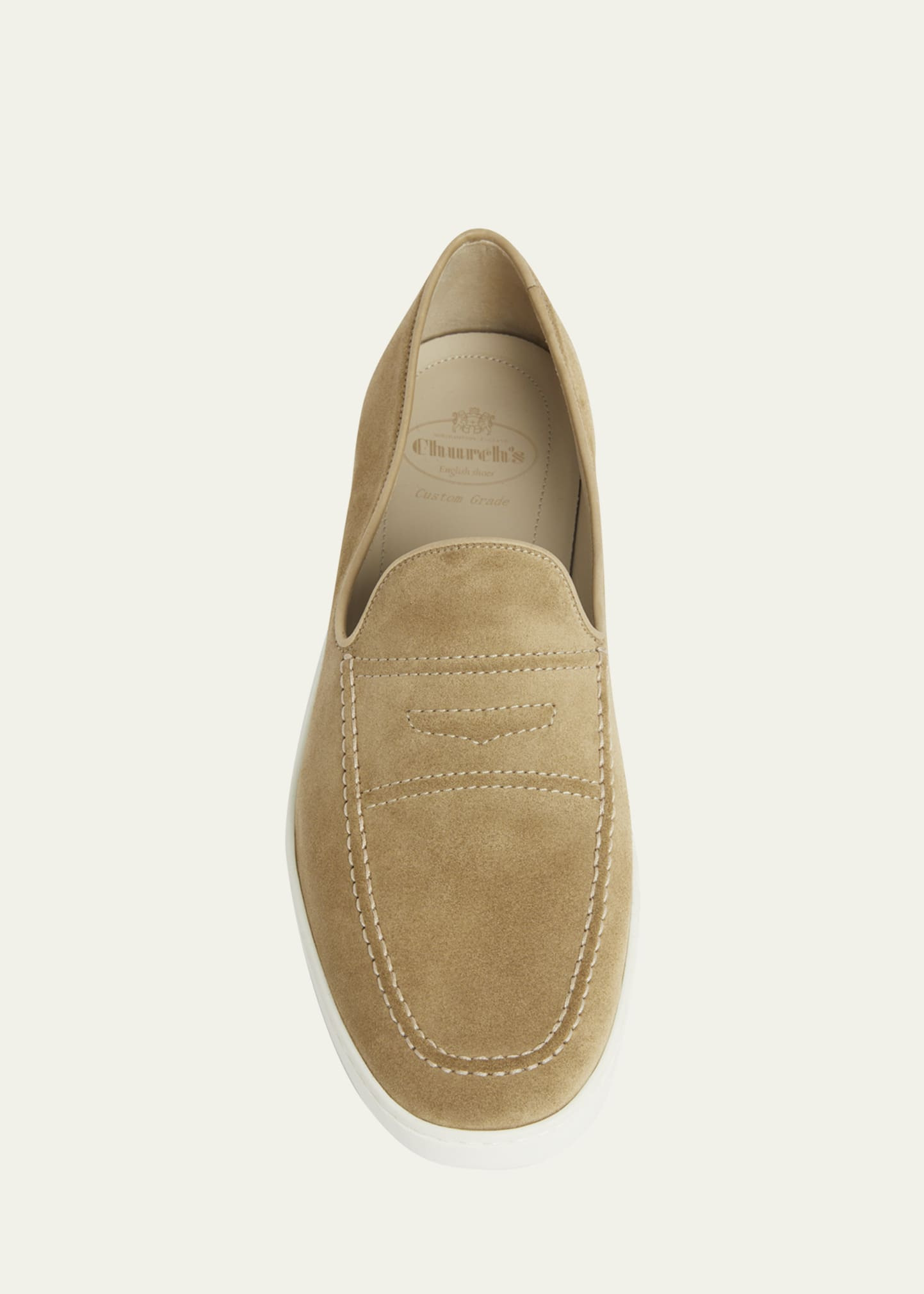 Men's Peebles Suede Penny Loafers - 3