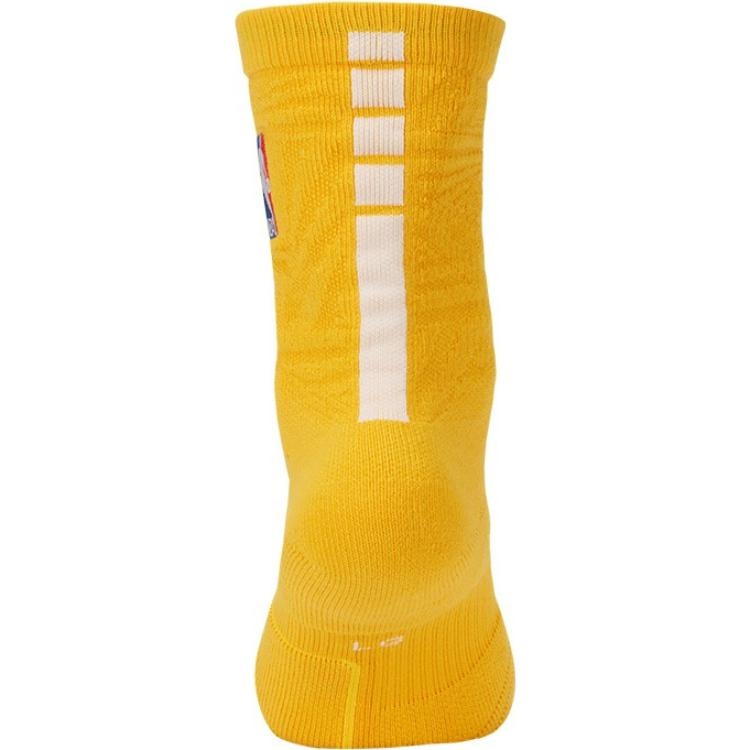 Nike NBA Los Angeles Lakers City Edition Socks 'Yellow' SX7879-728 - 3