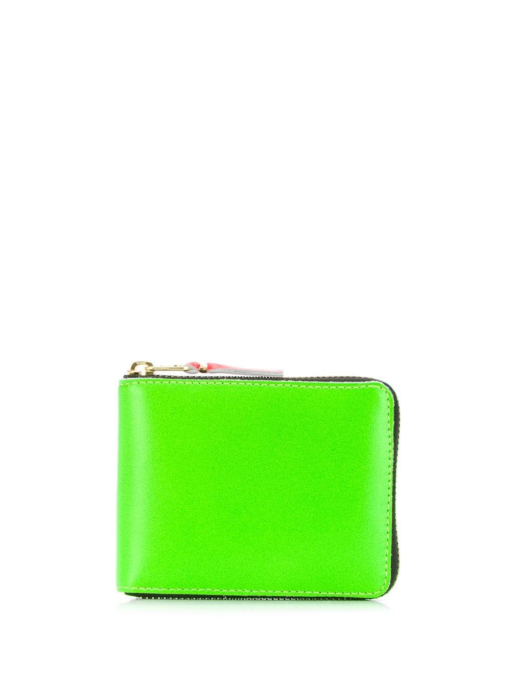 colour block zip wallet - 1