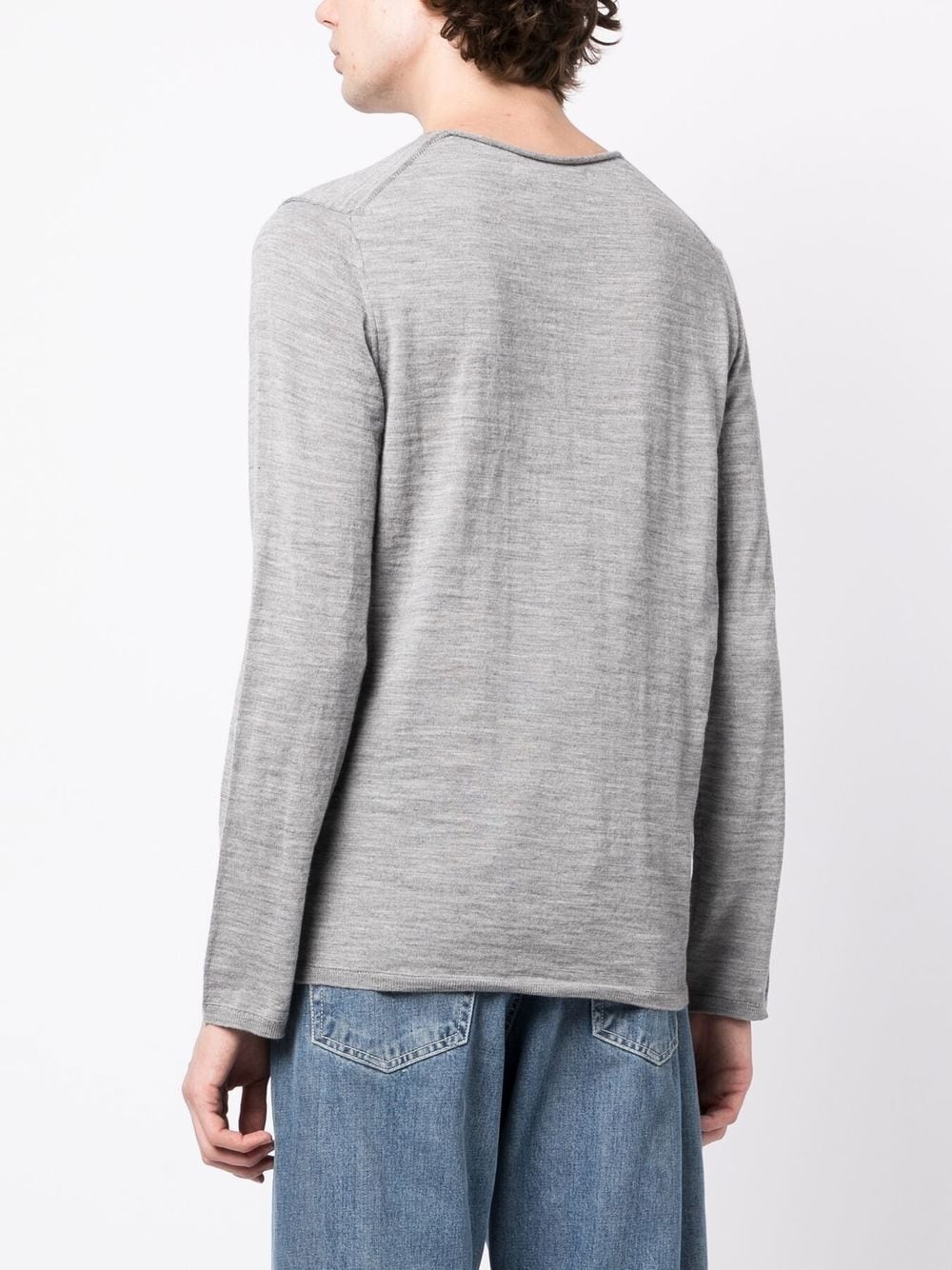 GRAPHIC-PRINT FINE-KNIT JUMPER - 2