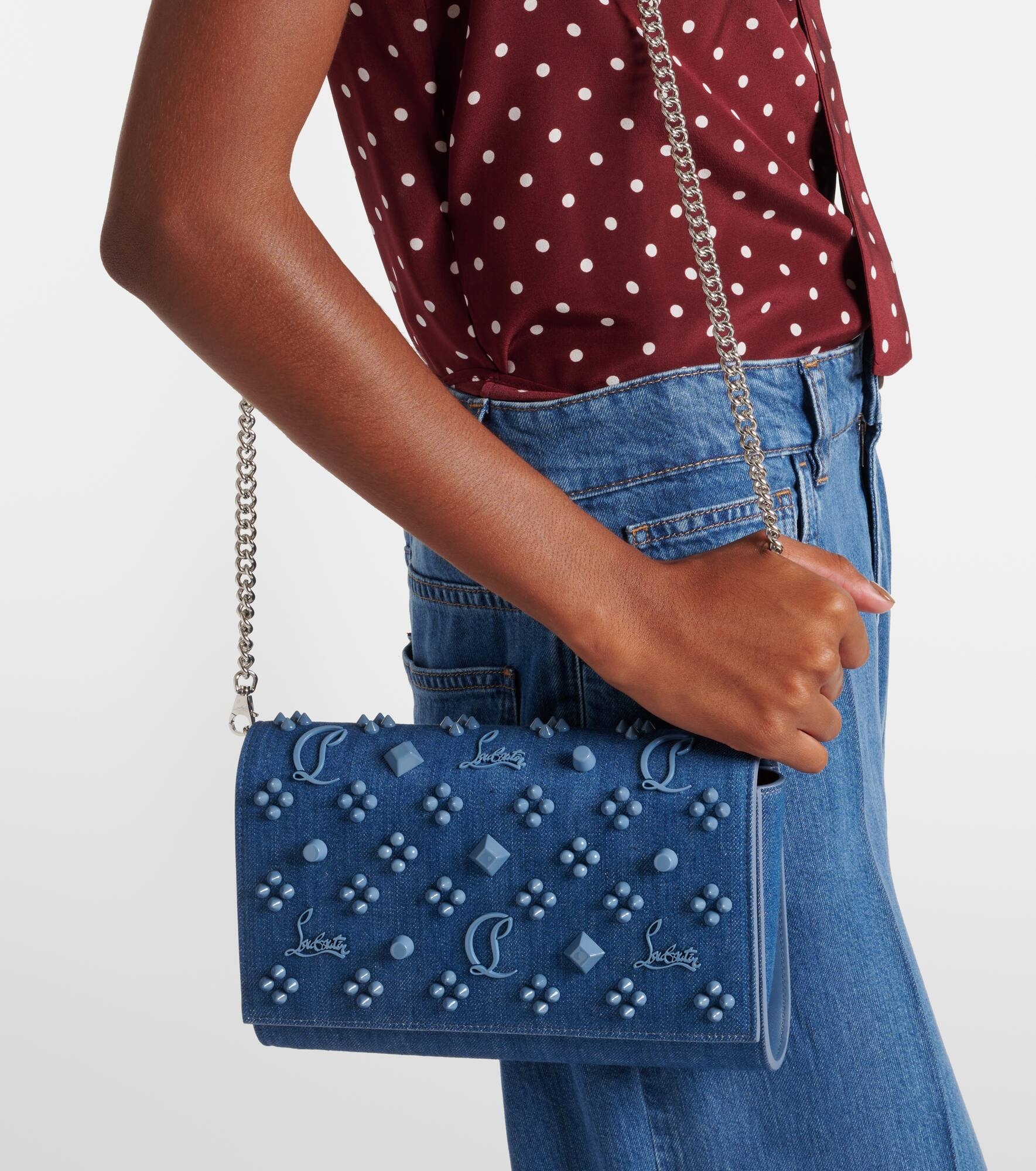 Paloma denim clutch - 7