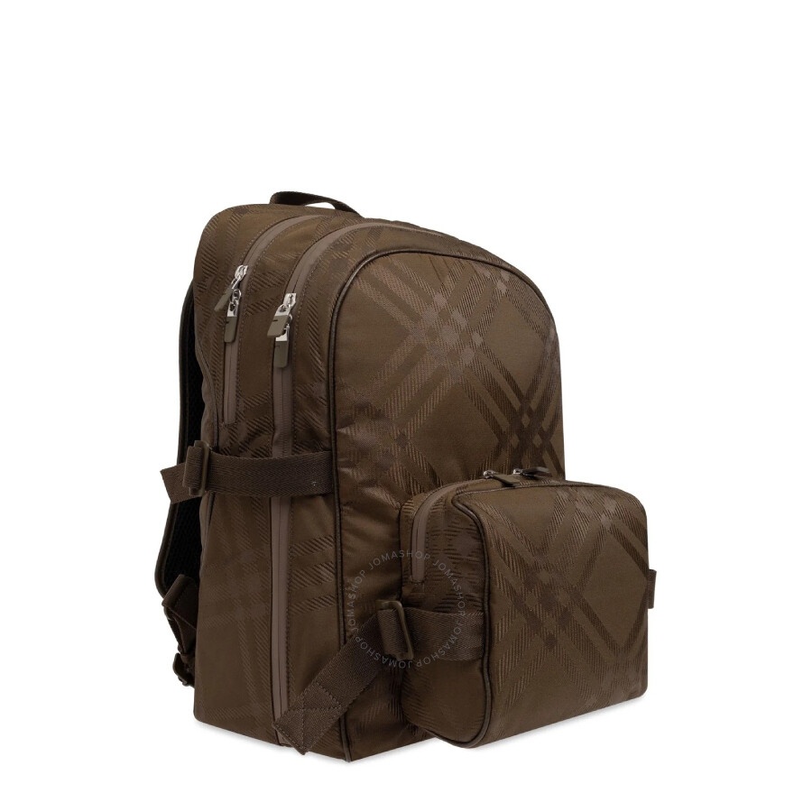 Burberry Checked Jacquard Zipped-Up Backpack - 3