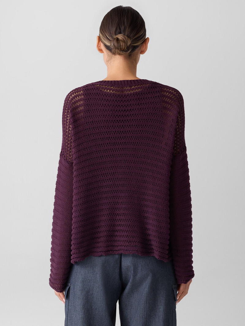 Peruvian Organic Cotton Cord Crew Neck Top 4