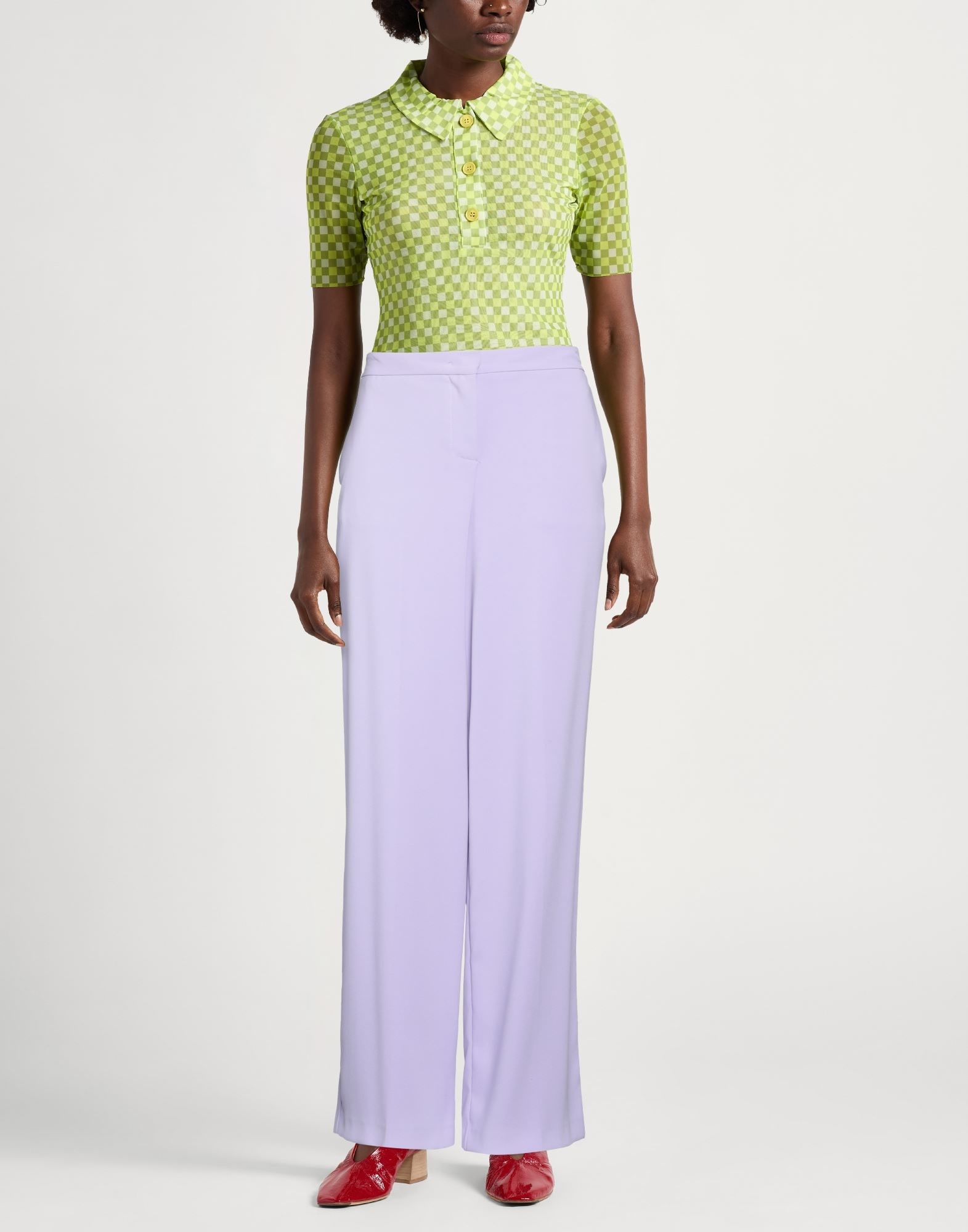 Light green Women's Casual Pants - 2