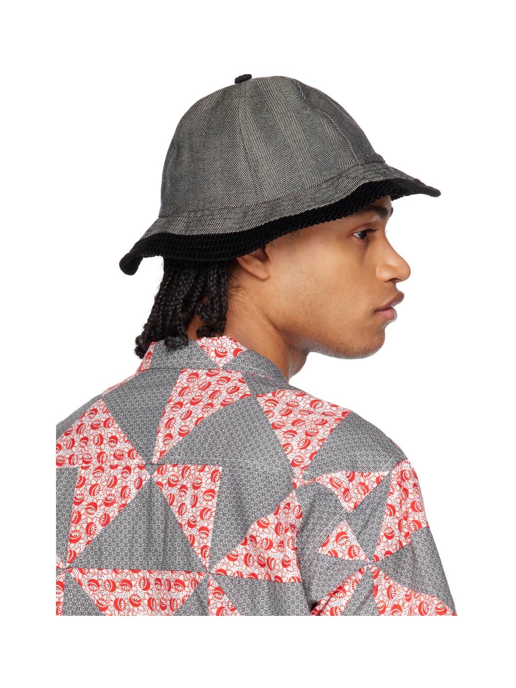 Gray Grandfather Bucket Hat - 3