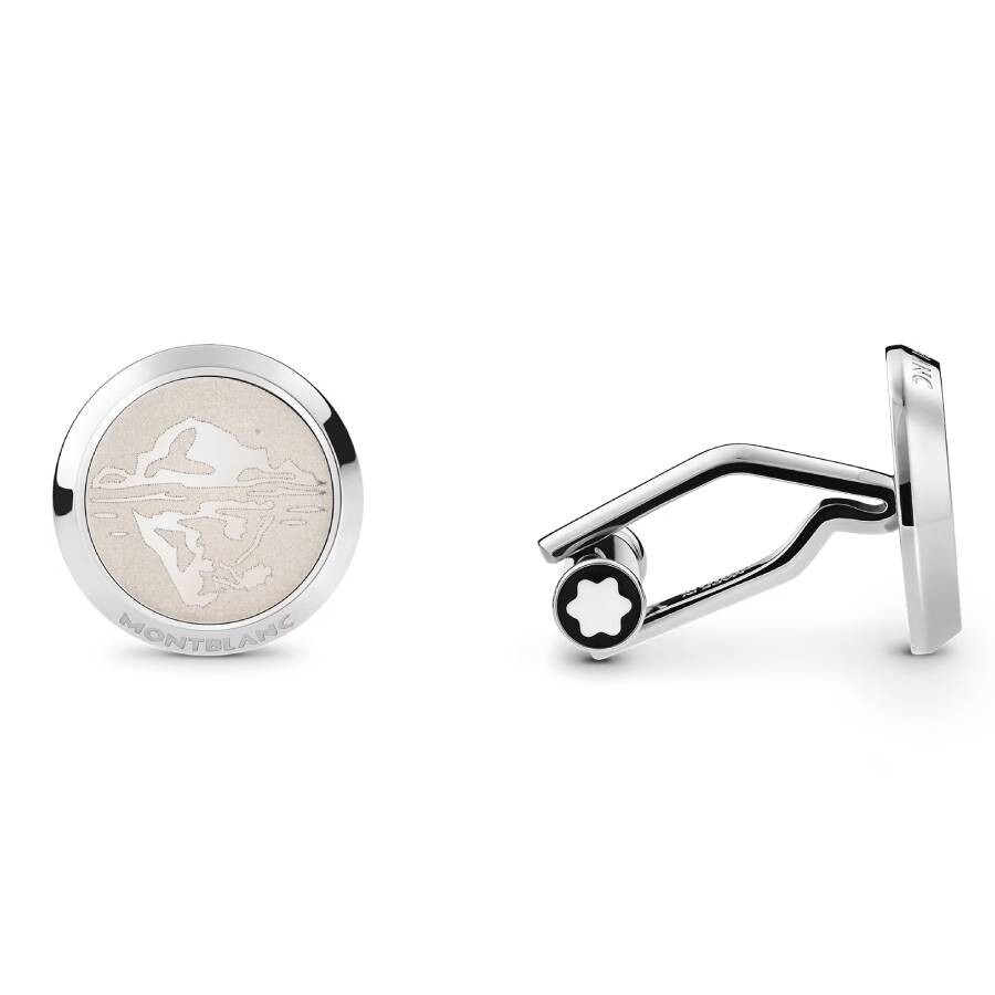 Montblanc 1858 Ice Sea Cufflinks - 1