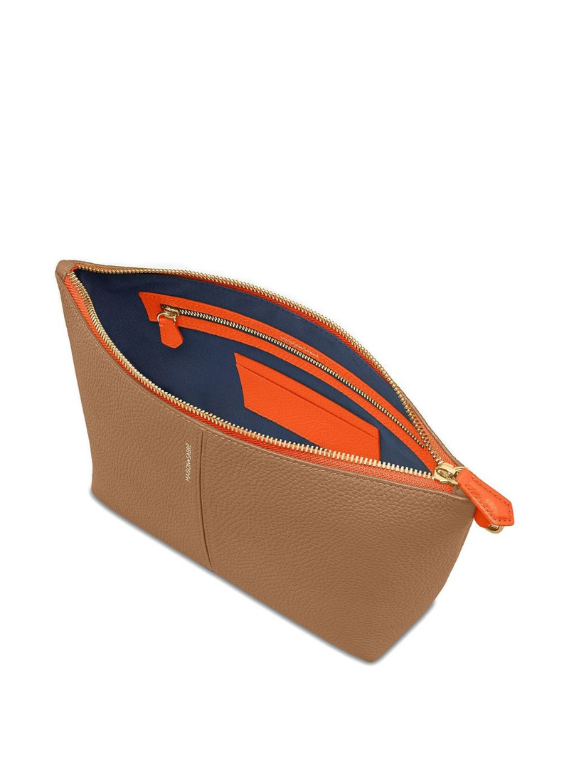 Medium Leather Flaire Pouch 4