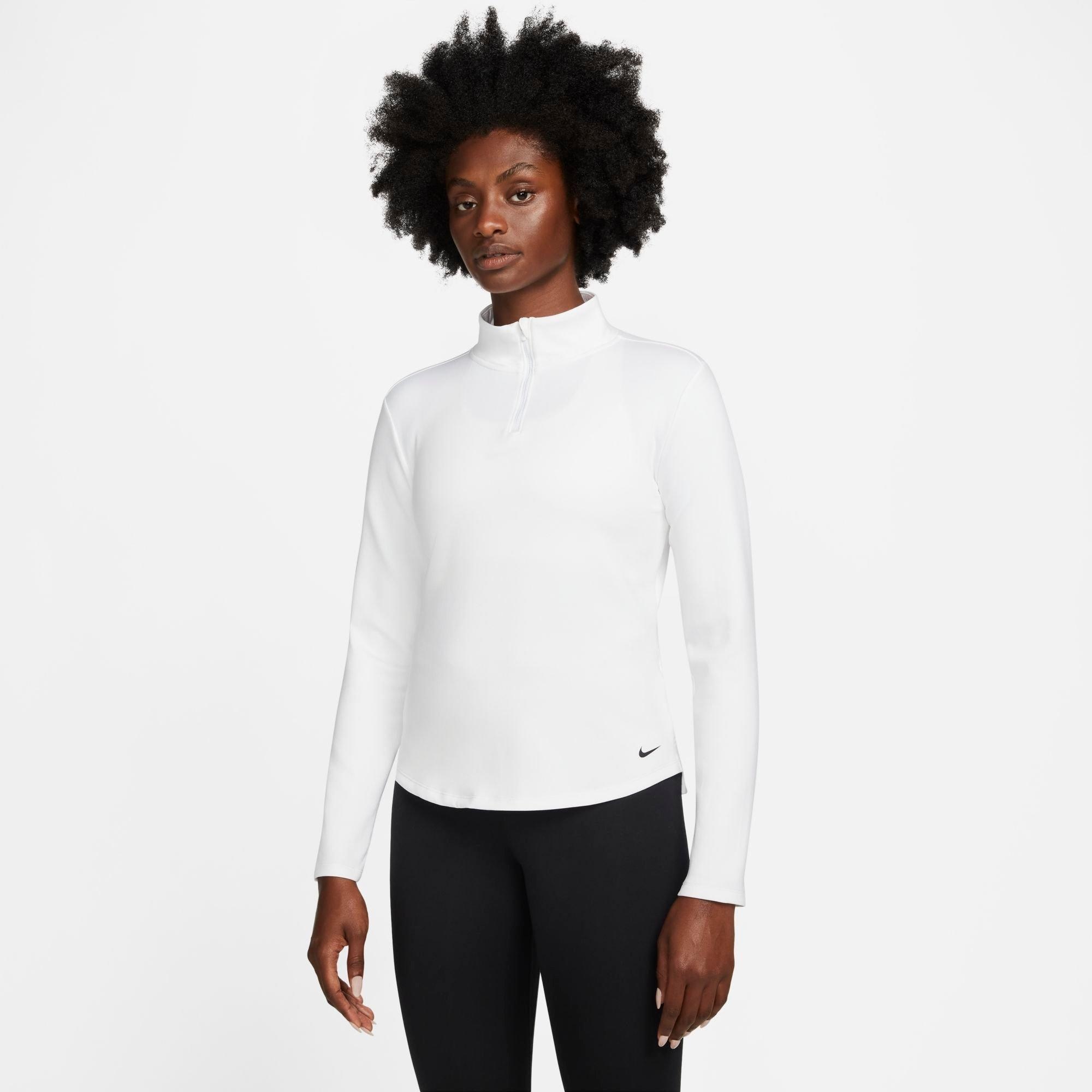 WOMEN'S NIKE THERMA-FIT ONE LONG-SLEEVE HALF-ZIP TOP - 1