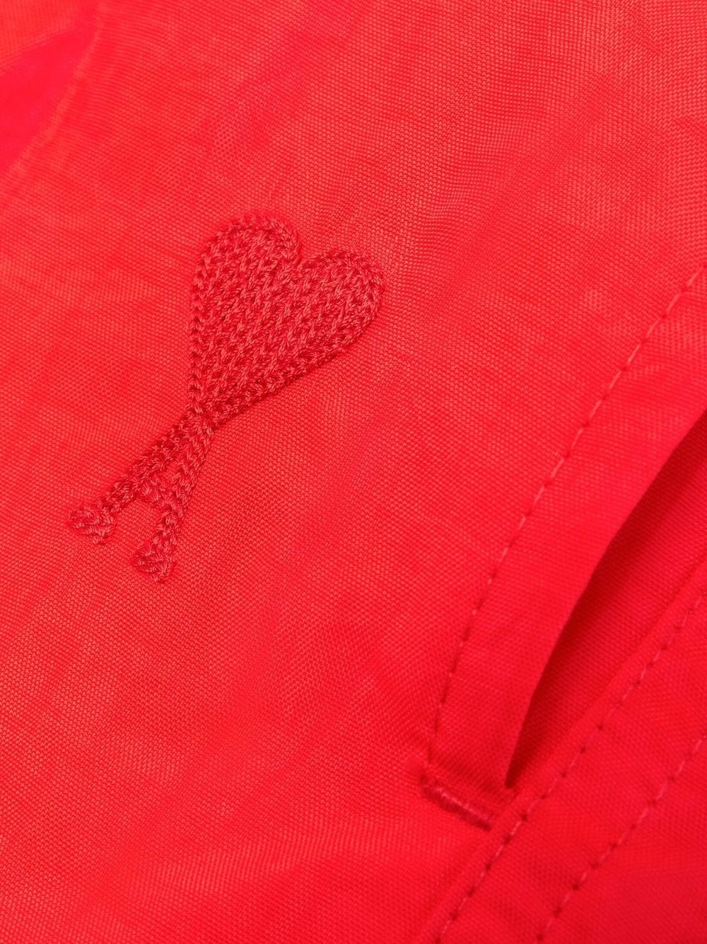 embroidered-logo swim shorts - 6