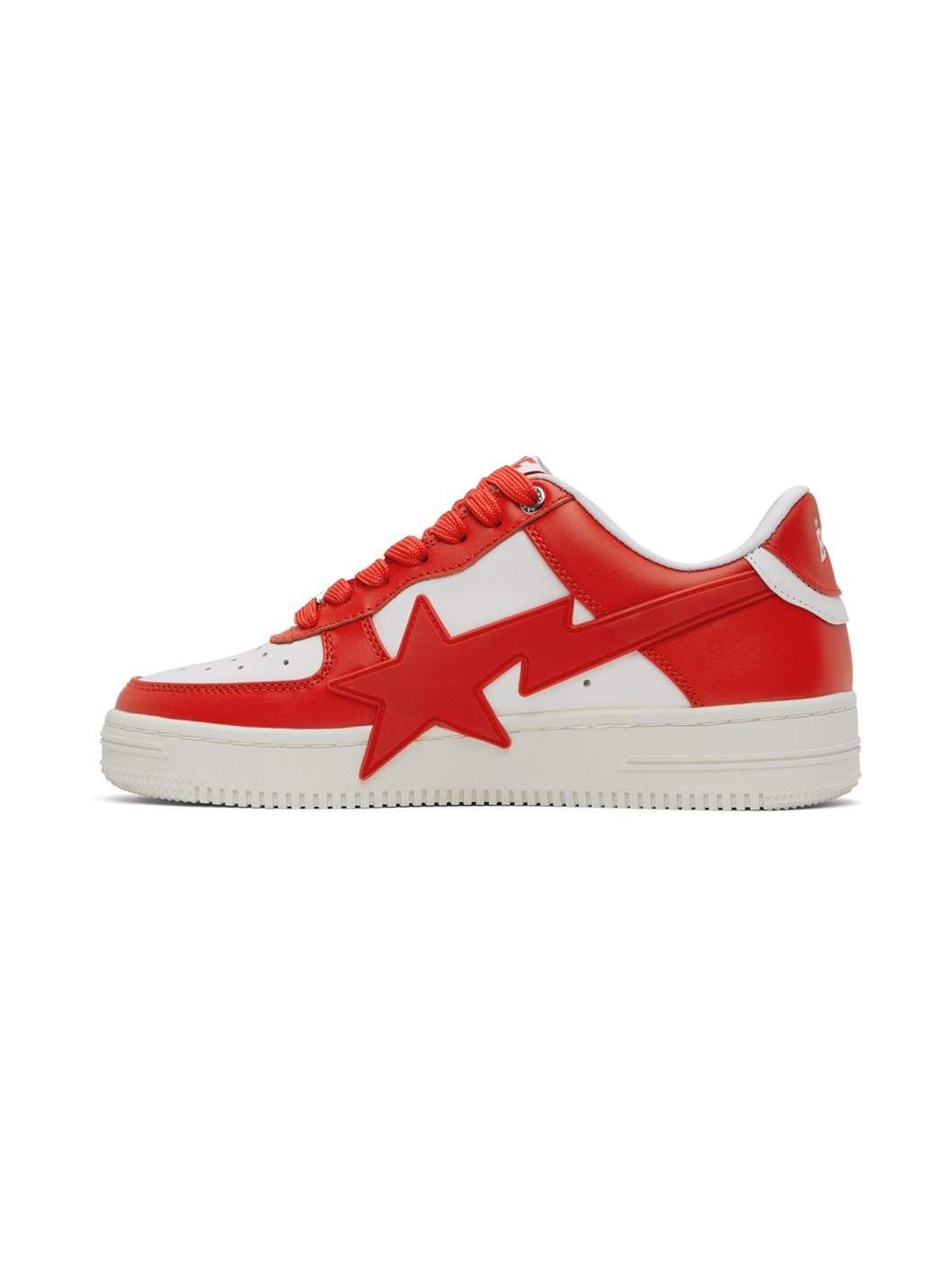 Red & White STA OS Sneakers - 3