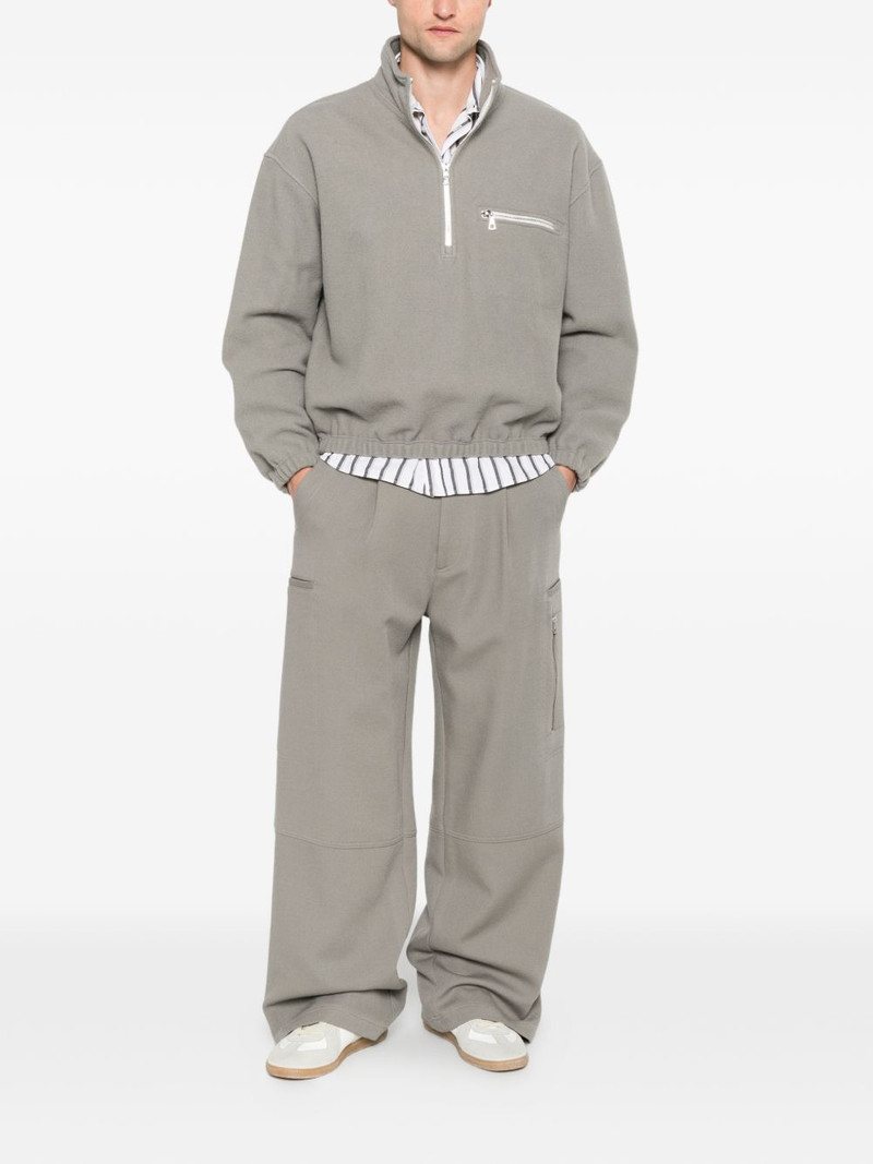 RIER half-zip fleece sweatshirt outlook