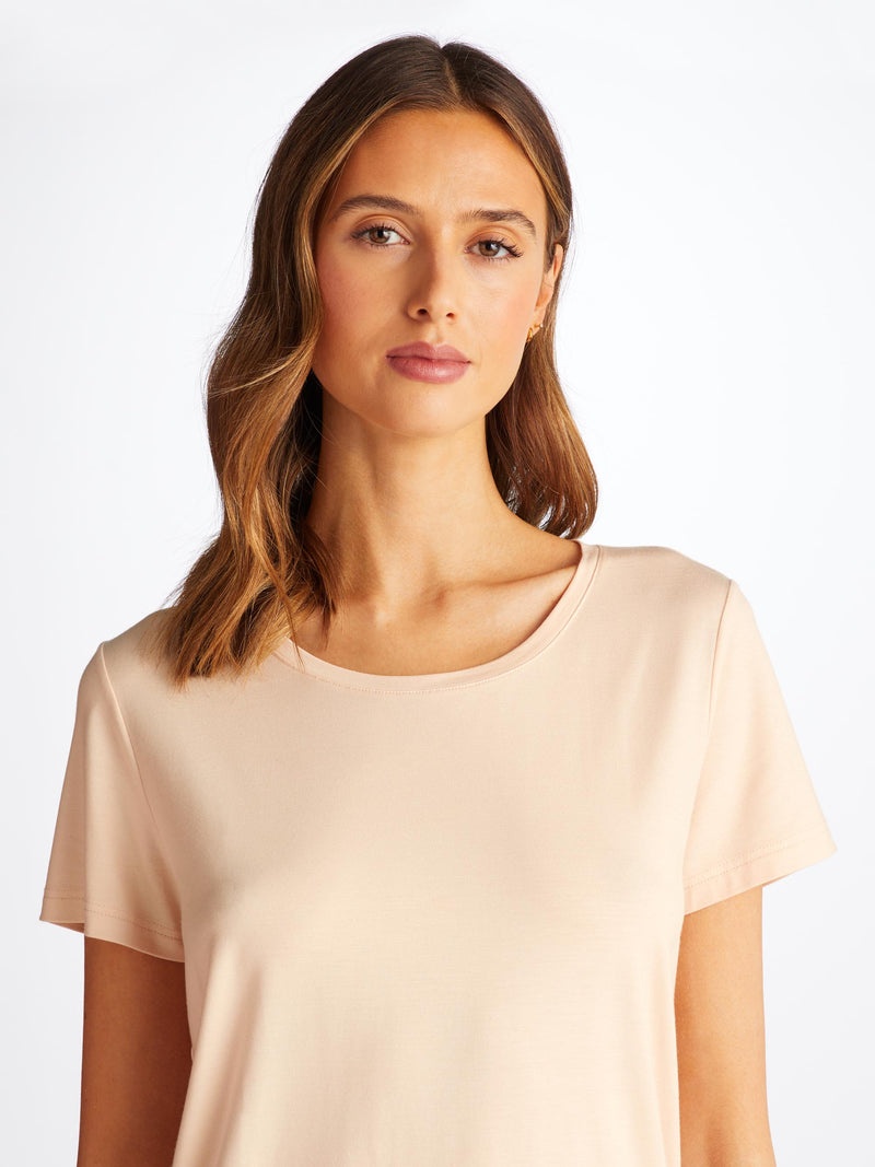 Women's T-Shirt Lara Micro Modal Stretch Cream - 5