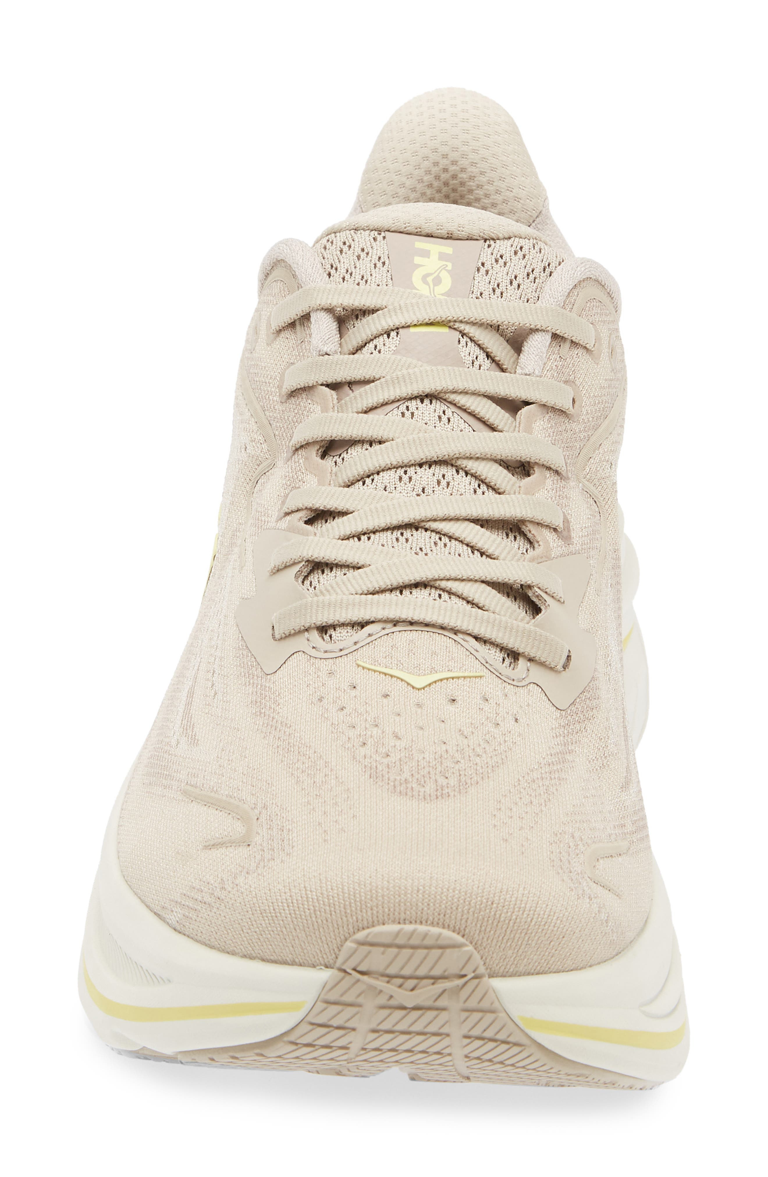 HOKA Clifton 10 Running Shoe in Raw Linen /Stone at Nordstrom - 4