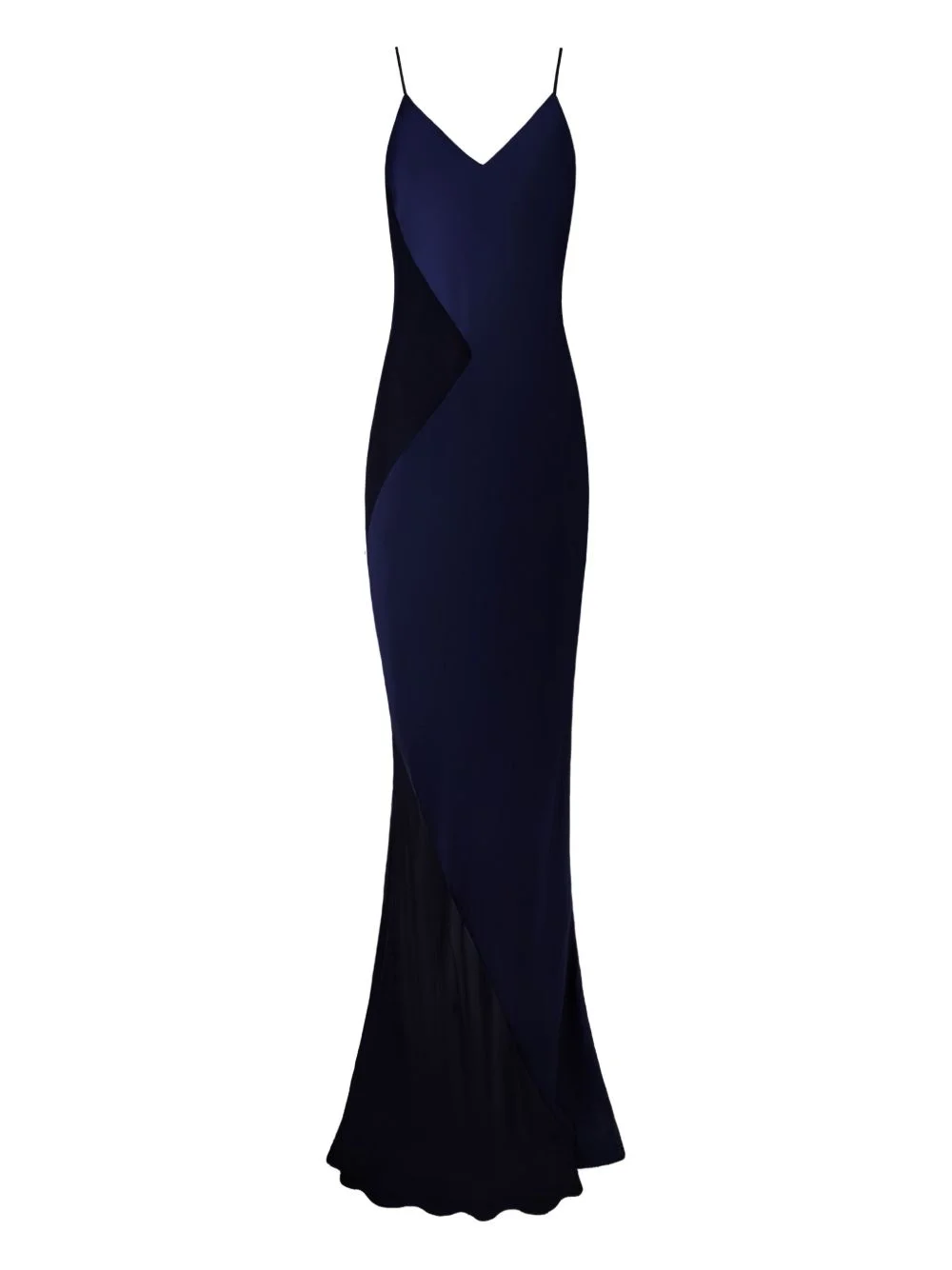 Diana satin-paneled slip maxi dress - 1
