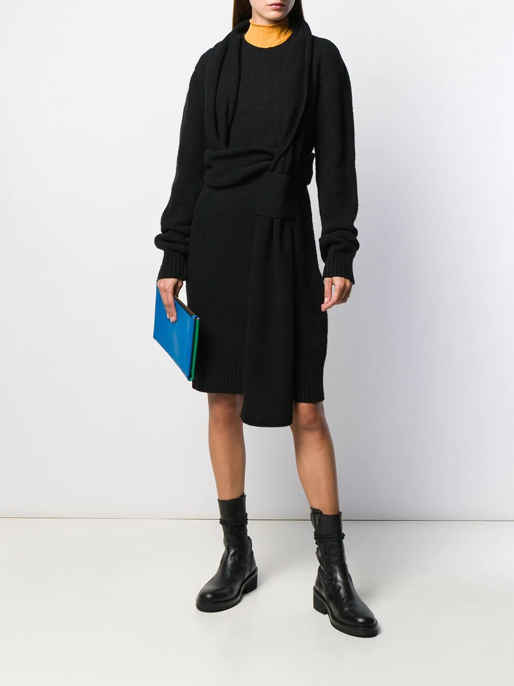 deconstructed wrap dress - 2