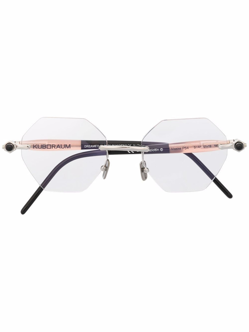 hexagonal-frame sunglasses 1
