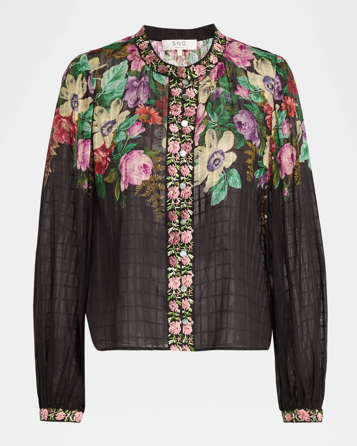 Viktoria Floral-Print Blouse - 1