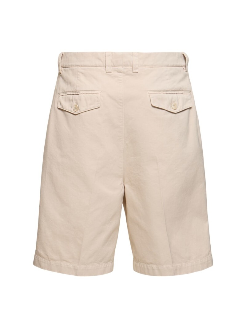 Dyed cotton shorts - 5