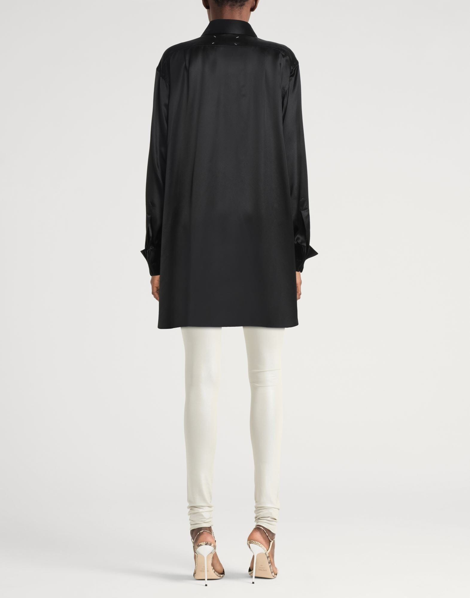 Off white Women's Silk Shirts & Blouses - 3