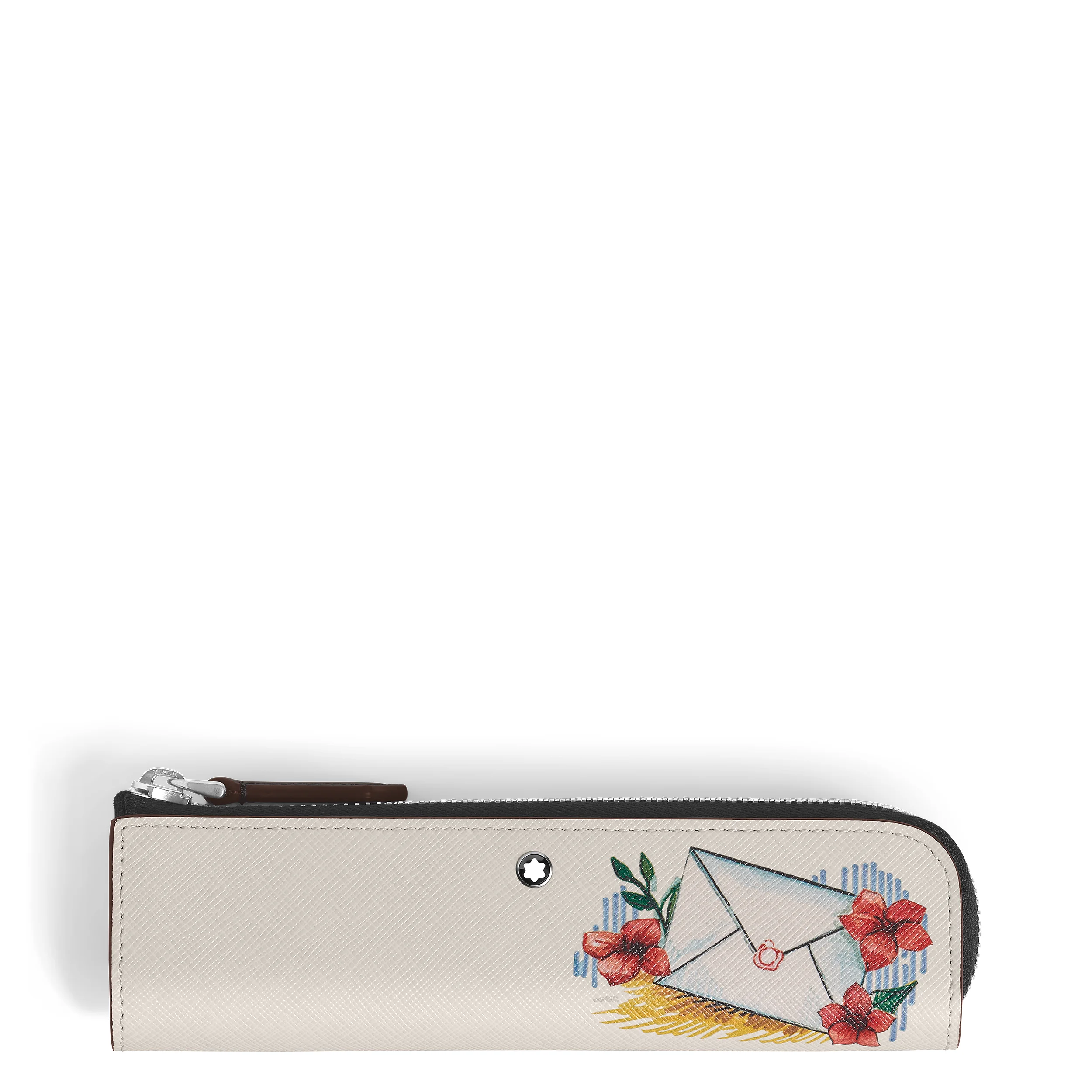 1 PEN POUCH WITH ZIP IN SARTORIAL LEATHER - 1
