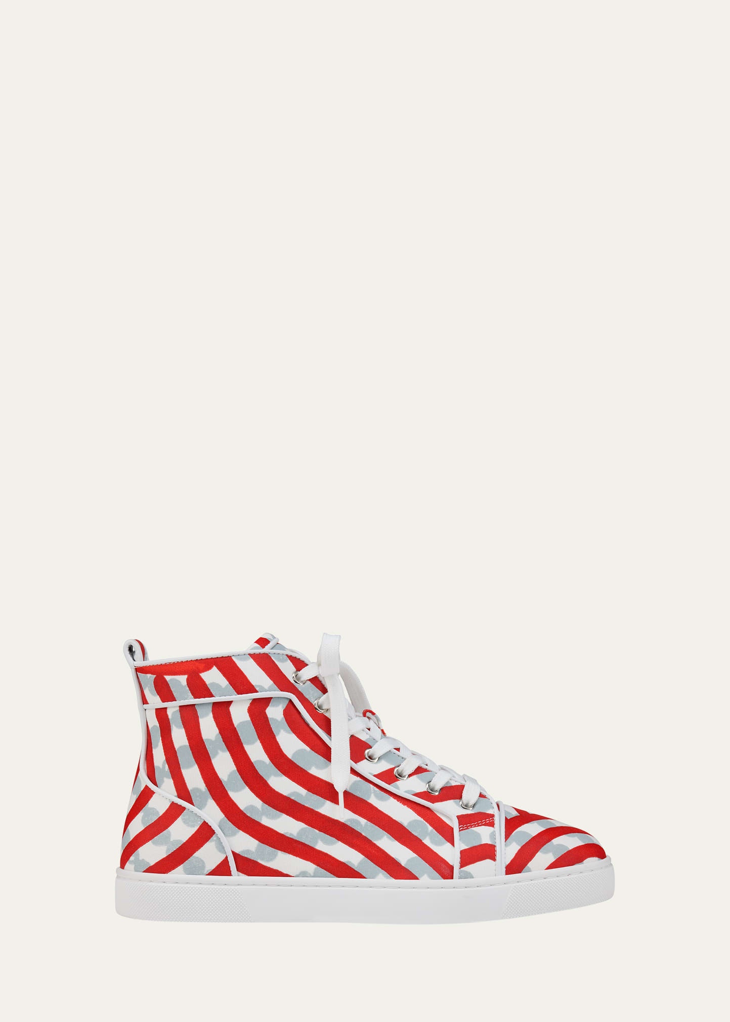 Men's Louis Orlato Toile High-Top Sneakers - 1