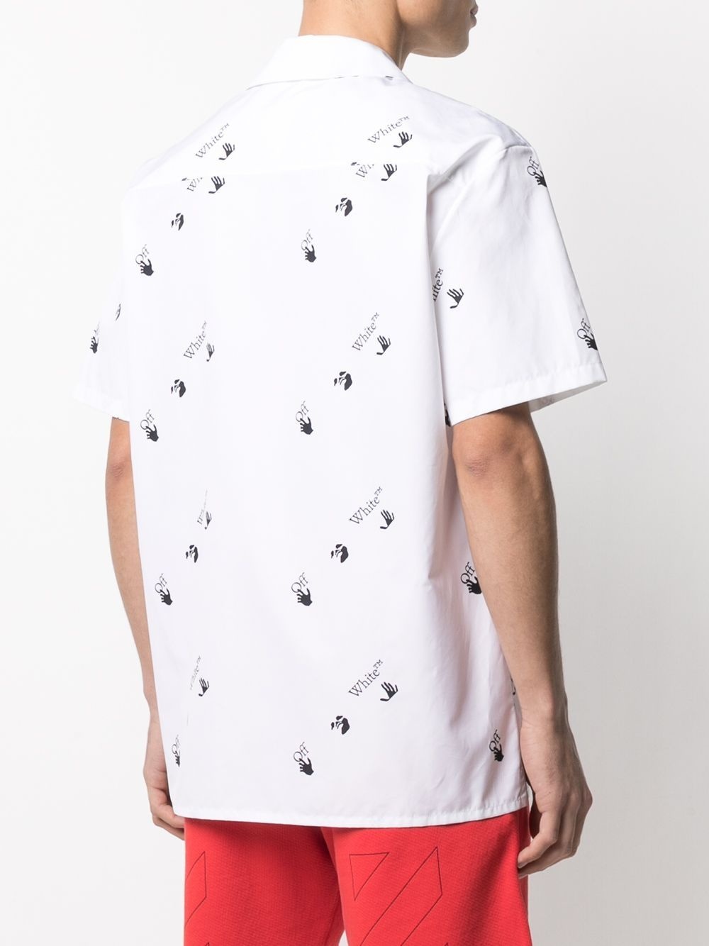 all-over logo-print shirt - 4