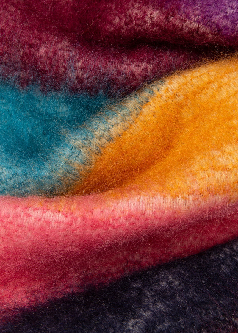 Stripe Mohair-Blend Scarf 4